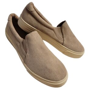 Magellan  women's tan Faux Suede Slip On Shoes size 11